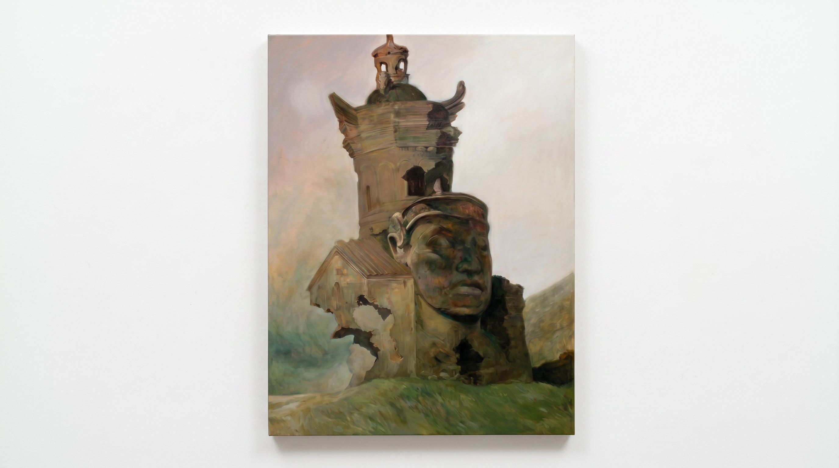 Phanteon — acrylic & oil on canvas, 200 × 150 cm, installation view